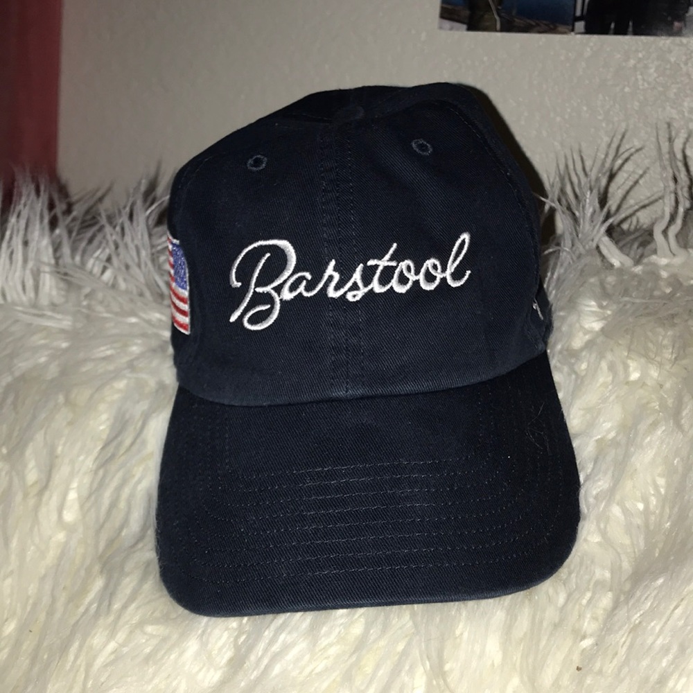 Navy Barstool Hat